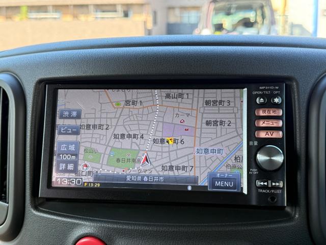 キューブ １５Ｘ　インディゴ＋プラズマ　後期モデル・走行３２１０９キロ・ナビ・地デジ・ＣＤ・ＤＶＤ・Ｂｌｕｅｔｏｏｔｈ・Ｂカメラ・ＬＥＤヘッドライト・レベライザー・プッシュスタート・スマートキー・ＥＴＣ・電格ミラー・ベンチシート・取説（5枚目）