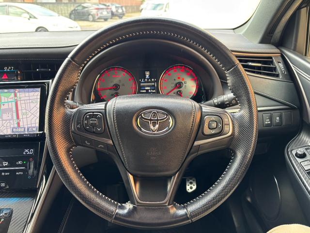 ハリアー エレガンス　Ｇ’ｓ　ワンオーナー　当店買取車両　専用エアロ　アルミホイール　９インチＳＤナビ　地デジ　フルセグ　Ｂｌｕｅｔｏｏｔｈオーディオ　バックモニター　ＣＤ　ＤＶＤ再生　ＥＴＣ車載器　スマートキー×２（36枚目）