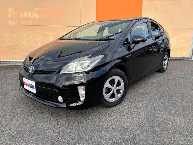 プリウス Ｓ　純正メモリーナビ　Ｂｌｕｅｔｏｏｔｈオーディオ　バックモニター　地デジ　フルセグＴＶ　ＣＤ　ＤＶＤ再生　ＨＩＤヘッドライト　フォグランプ装備　オートライト（2枚目）