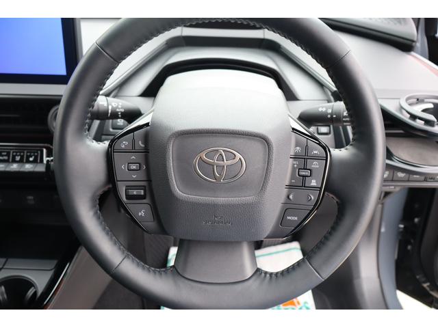 プリウス Z 禁煙車/12.3型ディスプレイオーディオTV&パノラミックビューM&ETC/アドバンスドパーク/黒革S/シートC&H&パワーS/デジタルインナーM/パワーBドア/レーダーC/純正19AW/スペアタイヤ(22枚目)