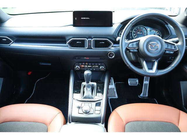 ＣＸ－５ ２０Ｓ　レトロスポーツエディション　禁煙車／シグネチャースタイルエアロ／１０．２５インチディスプレイＴＶ＆全方位カメラ／ＥＴＣ／専用ハーフレザーシート／Ｐシート／シートＨ／純正１９ＡＷ／パワーバックドア／ＬＥＤヘッド／アドバンスキー２個（22枚目）
