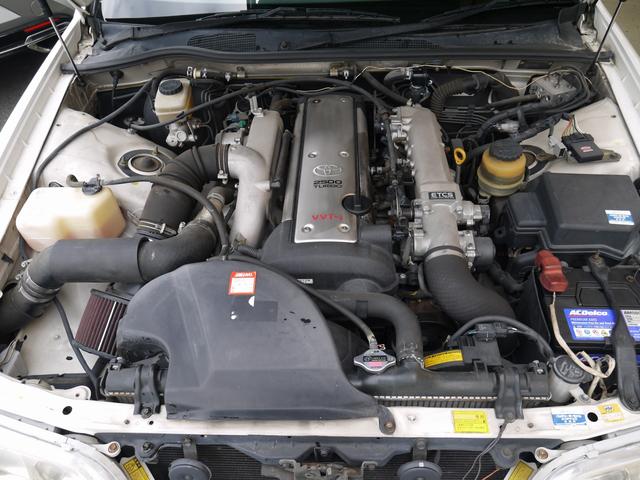 マークII ツアラーV HID ターボ ワンオーナー AT車両 追加メーター(21枚目)