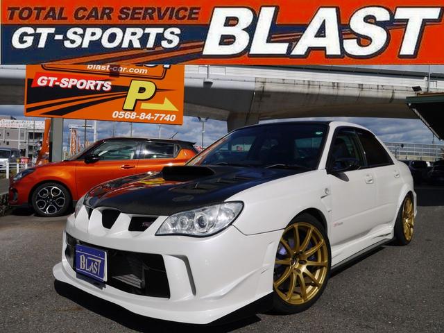 インプレッサ WRX STI Aライン Defi3連メーター エンドレスキャリパー STIクイックリリースボス オーバーフェンダー カーボンボンネット レカロフルバケ HKS車高調 ゼロスポーツフロントバンパー(2枚目)