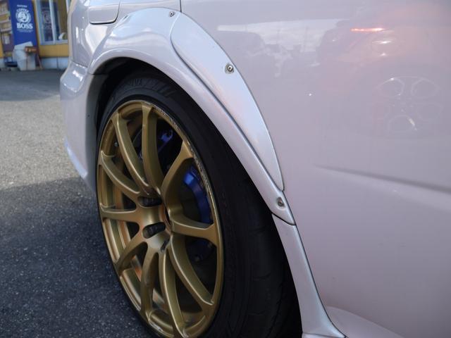 インプレッサ WRX STI Aライン Defi3連メーター エンドレスキャリパー STIクイックリリースボス オーバーフェンダー カーボンボンネット レカロフルバケ HKS車高調 ゼロスポーツフロントバンパー(12枚目)