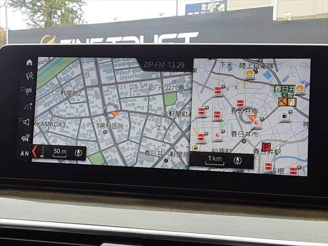 ５シリーズ ５３０ｉ　Ｍスポーツ　ハイラインパッケージ　パーキングアシストプラス　黒革シート　アラウンドビューモニター　純正タッチパネルナビ　アダプディブクルーズコントロール　ＨＵＤ　全席シートヒーター（4枚目）