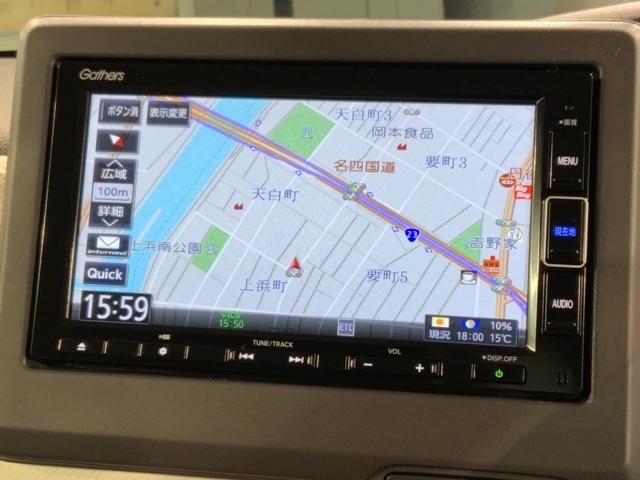 ギャザズナビ搭載です。知らない道も安心ですね！