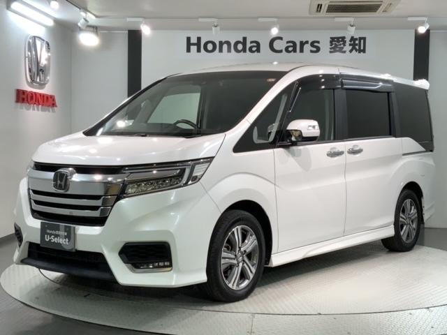 ステップワゴンスパーダ ｅ：ＨＥＶスパーダＧ・ＥＸホンダセンシング　２年保証ナビフルセグＲカメラＤＶＤ　地上デジタル　衝突被害軽減　１オーナー　カーテンエアバッグ　Ａクルコン　Ｂカメラ　ＬＥＤランプ　スマートキーシステム　ドラレコ　フルオートエアコン　キーレス　ＡＢＳ（46枚目）