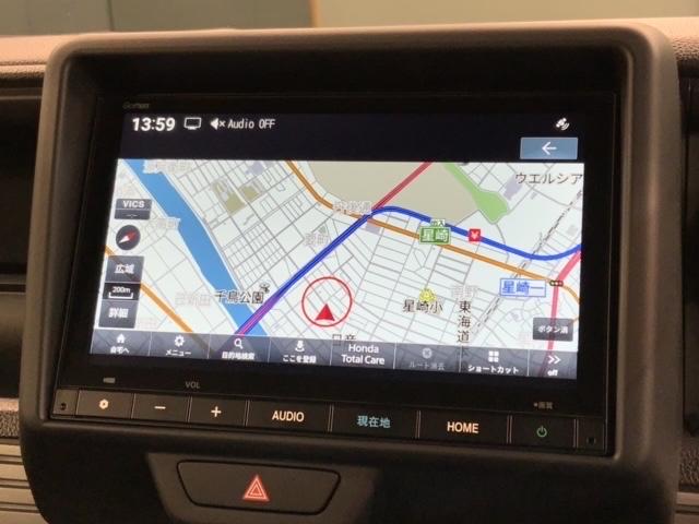 Ｎ－ＶＡＮ ファン・ターボ　ＨＳＥＮＳＩＮＧ新車保証試乗車ワンオーナー　パワーウィンドウ　Ｂカメ　パワステ　エアバック　エアコン　クルコン　ＡＢＳ　４ＷＤ　地デジ　横滑り防止　ＬＥＤ　スマートキー　ターボ　ＥＴＣ　記録簿（6枚目）