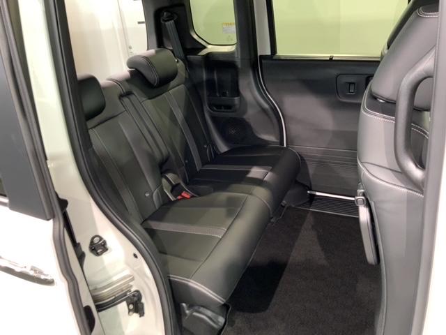 N-BOXカスタム コーディネートスタイル HSENSING新車保証試乗車ワンオーナー オートクルーズ フルフラット フルセグ対応 W電動ドア シートヒータ LED ESC リアカメラ ETC 整備記録簿 ベンチシート エアコン USB ABS(18枚目)