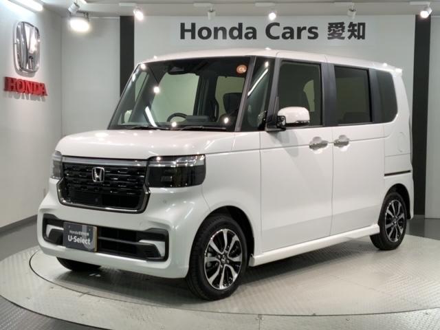 N-BOXカスタム コーディネートスタイル HSENSING新車保証試乗車ワンオーナー オートクルーズ フルフラット フルセグ対応 W電動ドア シートヒータ LED ESC リアカメラ ETC 整備記録簿 ベンチシート エアコン USB ABS(46枚目)