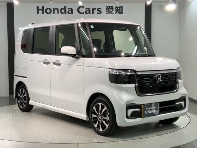 N-BOXカスタム コーディネートスタイル HSENSING新車保証試乗車ワンオーナー オートクルーズ フルフラット フルセグ対応 W電動ドア シートヒータ LED ESC リアカメラ ETC 整備記録簿 ベンチシート エアコン USB ABS(52枚目)