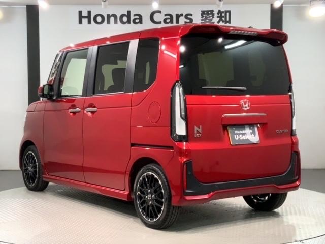 N-BOXカスタム ターボコーディネートスタイル HSENSING新車保証試乗車ワンオーナー 両側電動ドア Rカメラ クルコン スマートキ- パワーステアリング ETC VSA セキュリティ エアコン LEDライト パワーウィンドウ USB 記録簿(48枚目)
