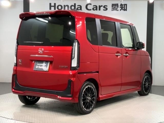 N-BOXカスタム ターボコーディネートスタイル HSENSING新車保証試乗車ワンオーナー 両側電動ドア Rカメラ クルコン スマートキ- パワーステアリング ETC VSA セキュリティ エアコン LEDライト パワーウィンドウ USB 記録簿(50枚目)