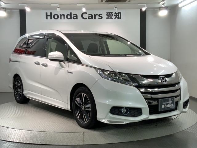 オデッセイハイブリッド ハイブリッドアブソルート・ホンダセンシング H SENSING 1年保証 TV Rカメラ ドラレコ ETC LEDライト 両側電動ドア VSA アルミ スマ-トキ- スペアキー 盗難防止装置 整備記録簿 ドアバイザ- AAC Wエアバッグ(52枚目)