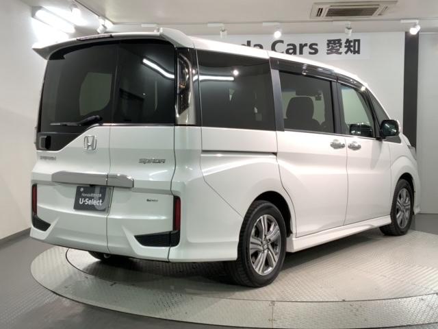 ステップワゴンスパーダ ｅ：ＨＥＶスパーダＧホンダセンシング　最長５年保証　ワンオ－ナ－　ナビＶＸＭ－２１７ＶＦＮｉ　ＴＶ　Ｒカメラ　ＣＤ録音　ＢＴオ－ディオ　ＤＶＤ　ドラレコ　Ｒモニタ－　ＥＴＣ　ＬＥＤライト　両側電動ドア　ＶＳＡ　アルミ　スマ－トキ－　ＡＡＣ（50枚目）