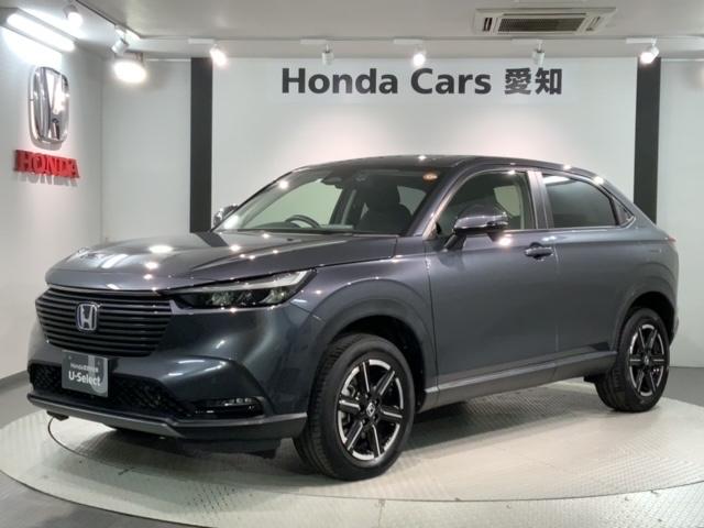 ヴェゼル e:HEVX H SENSING 最長5年保証 ワンオーナー 純正ナビ TV Rカメラ BTオ-ディオ ドラレコ ETC LEDライト VSA クルコン アルミ フォグ スマートキー 盗難防止装置 整備記録簿 PW(46枚目)