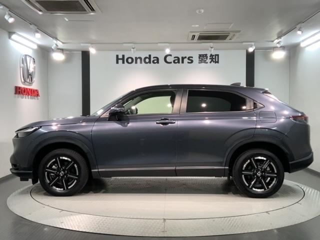 ヴェゼル e:HEVX H SENSING 最長5年保証 ワンオーナー 純正ナビ TV Rカメラ BTオ-ディオ ドラレコ ETC LEDライト VSA クルコン アルミ フォグ スマートキー 盗難防止装置 整備記録簿 PW(47枚目)