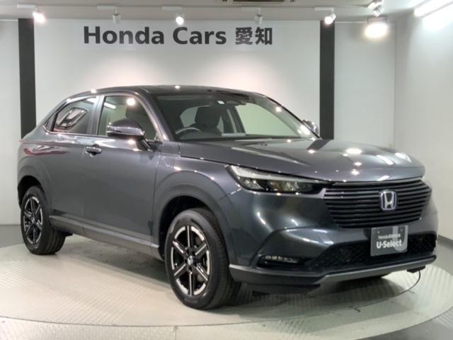 ヴェゼル e:HEVX H SENSING 最長5年保証 ワンオーナー 純正ナビ TV Rカメラ BTオ-ディオ ドラレコ ETC LEDライト VSA クルコン アルミ フォグ スマートキー 盗難防止装置 整備記録簿 PW(52枚目)