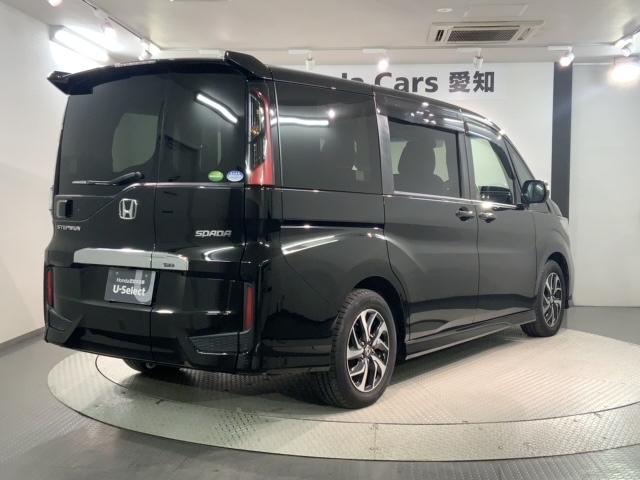 ステップワゴンスパーダ スパーダホンダセンシング　最長５年保証　ナビＶＸＭ－１９７ＶＦＮｉ　ＴＶ　Ｒカメラ　ＣＤ録音　ＢＴオ－ディオ　ＤＶＤ　ＥＴＣ　ＬＥＤライト　両側電動ドア　ＶＳＡ　クルコン　アルミ　スマ－トキ－　盗難防止装置　整備記録簿　ＡＡＣ（50枚目）