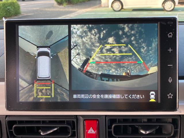 ムーヴキャンバス ストライプスＧ　届出済未使用車　純正９ディスプレイ　ＨＤＭＩ　全方位カメラ　スマートキー　両側パワースライド　ＬＥＤヘッド　フォグ　前席シートヒーター　ホッとカップホルダー　クリアランスソナー　ステリモ　ＯＰクルーズ（23枚目）