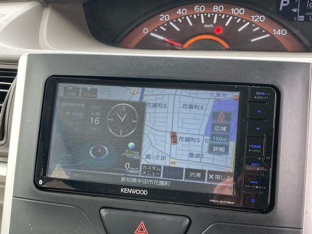 タント Ｘ　ＳＡ　ＫＥＮＷＯＯＤナビＴＶ　Ｂｌｕｅｔｏｏｔｈ　ＤＶＤ再生　ＥＴＣ　左側パワースライド　スマートキー　プッシュスタート　衝突軽減システム（22枚目）