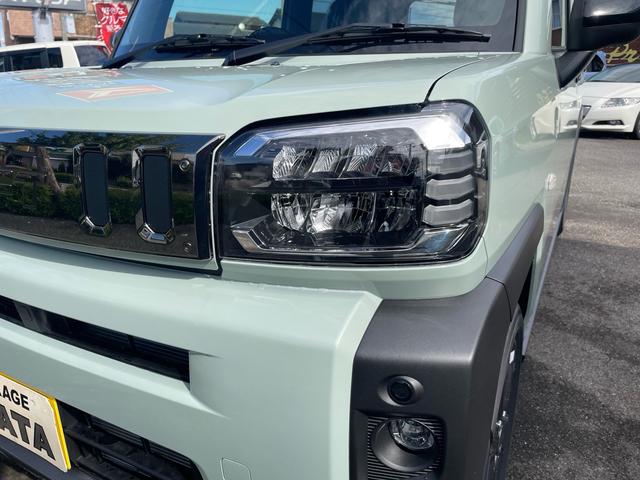 タフト Ｇ　ダーククロムベンチャー　届出済未使用車　クリアランスソナー　パノラマルーフ　衝突軽減システム　ＬＥＤヘッドライト　オートライト　スマートキー　アイドリングストップ　電動格納ミラー　シートヒーター（9枚目）