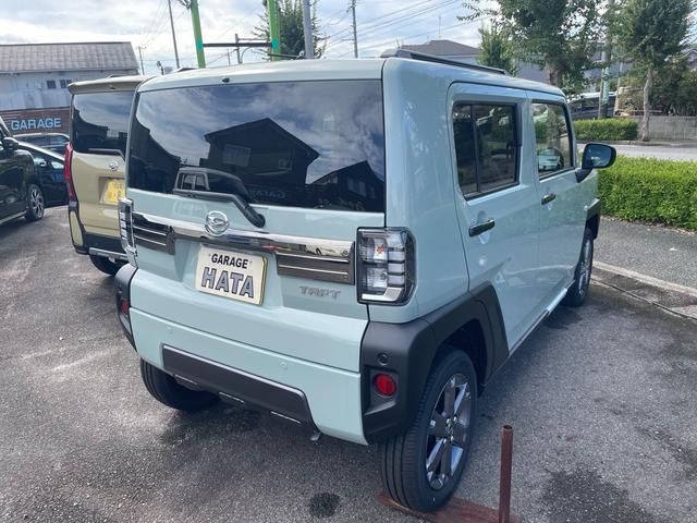 タフト Ｇ　ダーククロムベンチャー　届出済未使用車　クリアランスソナー　パノラマルーフ　衝突軽減システム　ＬＥＤヘッドライト　オートライト　スマートキー　アイドリングストップ　電動格納ミラー　シートヒーター（14枚目）