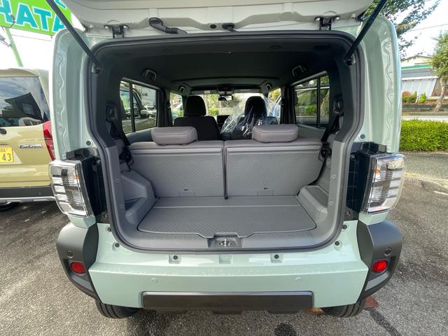 タフト Ｇ　ダーククロムベンチャー　届出済未使用車　クリアランスソナー　パノラマルーフ　衝突軽減システム　ＬＥＤヘッドライト　オートライト　スマートキー　アイドリングストップ　電動格納ミラー　シートヒーター（40枚目）