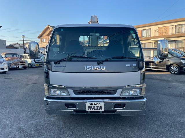 エルフトラック 　４段クレーン／ワイド超ロング／あおり分割開閉／６速ミッション／パワーウインドウ／集中ロック／ＥＴＣ（2枚目）