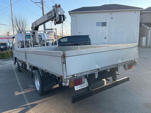 エルフトラック 　４段クレーン／ワイド超ロング／あおり分割開閉／６速ミッション／パワーウインドウ／集中ロック／ＥＴＣ（6枚目）