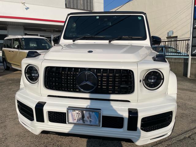 Gクラス G350d AMGライン ラグジュアリーパッケージ アダプティブダンピングサス ブラバススポイラー 22インチAW 各所ブラックアウトパーツ トランクラゲッジボード デジタルミラー 前後ドラレコ ブルスターサウンド ツートン(7枚目)