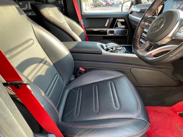 Gクラス G350d AMGライン ラグジュアリーパッケージ アダプティブダンピングサス ブラバススポイラー 22インチAW 各所ブラックアウトパーツ トランクラゲッジボード デジタルミラー 前後ドラレコ ブルスターサウンド ツートン(25枚目)