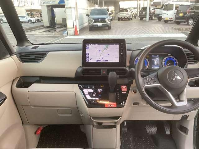 ｅＫスペース Ｇ　９型ナビ・フルセグＴＶ・全周囲カメラ　フルオートエアコン　サイドカーテンエアバック　ＬＥＤ　コーナーセンサー　禁煙車　フルセグＴＶ　シートヒーター　インテリキー　１オナ　アイドリングストップ　ナビＴＶ（3枚目）