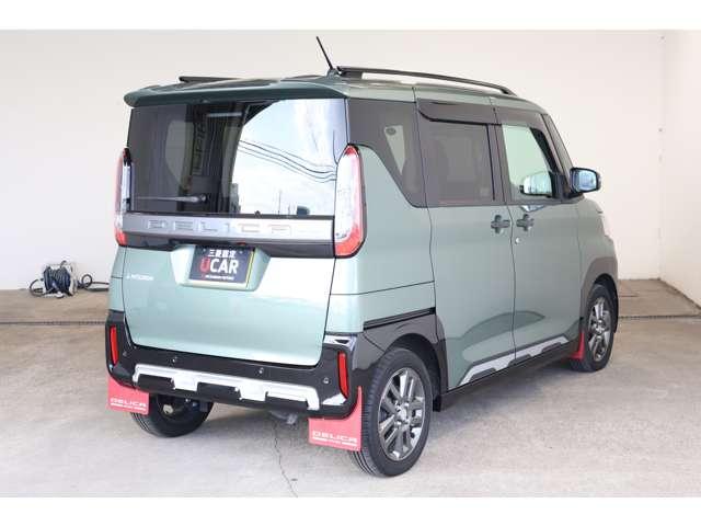 デリカミニ Ｔ　プレミアム　メモリーナビ・フルセグＴＶ・全周囲カメラ　衝突軽減装置　ターボエンジン　記録簿付　ナビＴＶ　寒冷地　パワステ　フルタイム４ＷＤ　エアバッグ　ＬＥＤヘッド　ＥＳＣ　サイドカメラ　クルコン　インテリキー（2枚目）