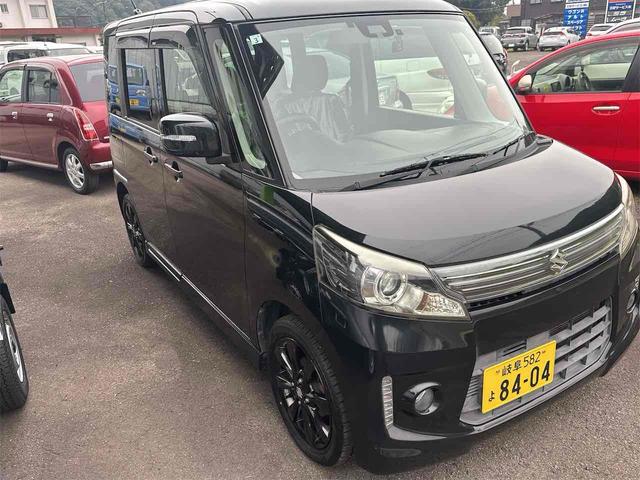 スペーシアカスタム XSリミテッド ドライブレコーダー ETC 両側電動スライドドア 衝突被害軽減システム HID スマートキー アイドリングストップ シートヒーター ベンチシート CVT 盗難防止システム ABS ESC CD(14枚目)