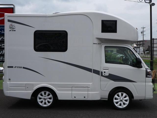 ハイゼットトラック 　【新車】ＪＰＳＴＡＲ－Ｈａｐｐｙ１＋／オプション総額８９．３万／エアコン／ヒーター／ＴＶ／冷蔵庫／リチウム４００／スタビ前後／リアショック／レンジ／換気扇／ドラレコ／ＥＴＣ／ＬａｌａＰａｌｍホイール（11枚目）