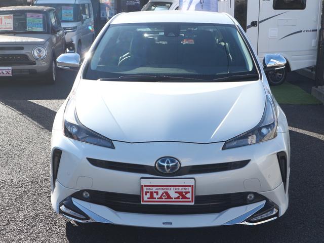 プリウス Ｓツーリングセレクション・ブラックエディション　モデリスタエアロ／９型ＳＤナビ／フルセグ／バックカメラ／Ｂｌｕｅｔｏｏｔｈ／ＣＤ・ＤＶＤ／黒革／前後ドラレコ／ＥＴＣ／シートヒーター／禁煙車／ソナー／デイライト／ＬＥＤライト／専用１７インチホイール（9枚目）