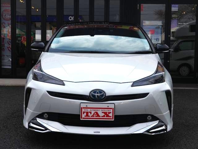 プリウス Aツーリングセレクション・ブラックエディション モデリスタエアロ/8型ナビ/フルセグ/パノラミックビューM/黒革/パワーシート/ブラインドスポットモニター/禁煙車/パーキングアシスト/ドラレコ/ETC2.0/ソナー/アダプティブクルーズコントロール(9枚目)