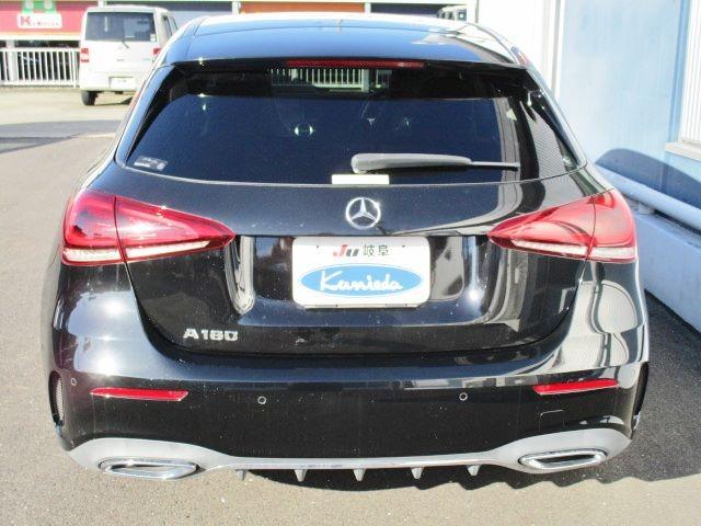 Aクラス A180 スタイル AMGライン レーダーセーフティP ナビゲーションP バックカメラ Bluetooth LEDヘッド スマートキー レーダークルーズ 半革シート シートヒーター 横滑り防止装置 ドラレコ オートAC 純正18アルミ(4枚目)