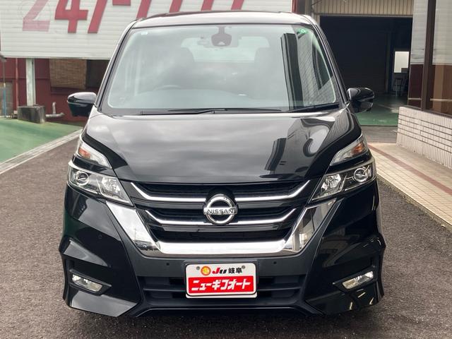 セレナ ハイウェイスター　Ｖセレクション　両側電動スライドドア　８型純正ナビ　フリップダウンモニター　全周囲カメラ　ドラレコ　ＥＴＣ　自動駐車アシスト　８人乗り　後部座席テーブル　サンシェード　サーキュレーター　ＬＥＤヘッドライト　衝突軽減（2枚目）