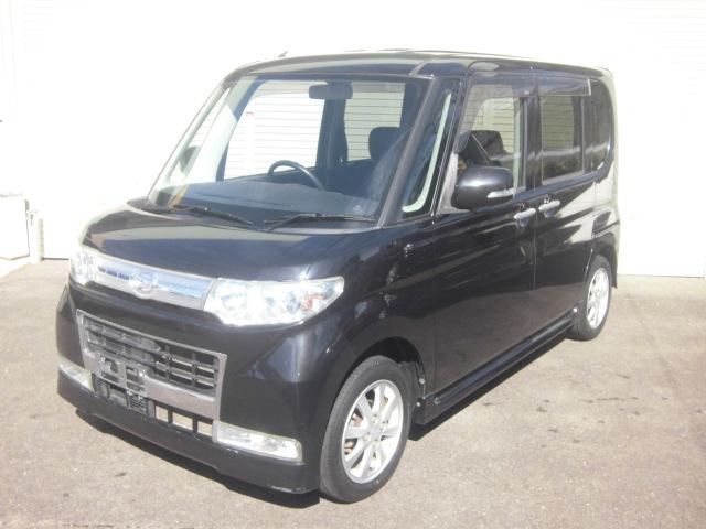 タント カスタムＸリミテッド　整備保証付き　禁煙車　パワースライドドア　スマートキー　ＡＢＳ　ＣＶＴ　純正１４インチアルミ　フルエアロ（9枚目）