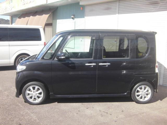 タント カスタムＸリミテッド　整備保証付き　禁煙車　パワースライドドア　スマートキー　ＡＢＳ　ＣＶＴ　純正１４インチアルミ　フルエアロ（12枚目）