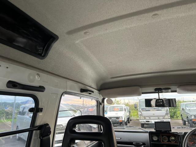 ジムニー EC JA11-2型 圧縮圧力測定済パノラマハイルーフ2インチボディーリフト検対応 前後ステンバンパー ナンバー移動 検対応マフラー MTタイヤ社外アルミ キングピンOH済クラッチOH付TベルトWポンプ交換(27枚目)