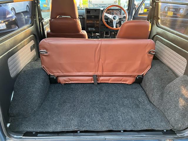 ジムニー ランドベンチャー　ＪＡ１１－５型最終ブルーツートン全塗装　　圧縮圧力測定済　ＴベルトＷポンプ交換済　フロントタニグチＢＰ　ホイル塗装　ジオランダーＡＴ　ナルディーウッドＣＤ　ＥＴＣ　皮調シートカバー（27枚目）