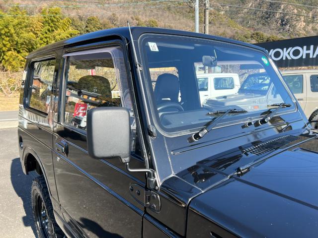 ジムニー スコットリミテッド　ＪＡ１１Ｖ改３インチリフト公認車検対応車輛　圧縮圧力測定済　前後ブラックバンパー　ナンバー移動　ホイル塗装ジオランダー１８５－８５－１６新品　社外ハンドル　タンクガード　検対応マフラー皮調シートカバー（10枚目）