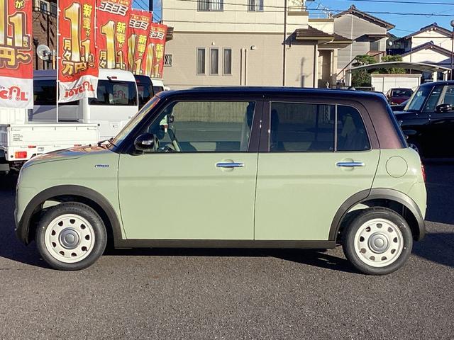 アルトラパン ハイブリッドＸ　届出済未使用車　衝突軽減ブレーキ　スマートキー　プッシュスタート　シートヒーター　オートライト　ＬＥＤヘッドランプ　電動格納ミラー　ベンチシート　フルフラット　オートエアコン　革巻きステアリング（15枚目）