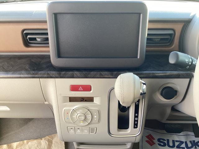 アルトラパン ハイブリッドＸ　届出済未使用車　衝突軽減ブレーキ　スマートキー　プッシュスタート　シートヒーター　オートライト　ＬＥＤヘッドランプ　電動格納ミラー　ベンチシート　フルフラット　オートエアコン　革巻きステアリング（22枚目）