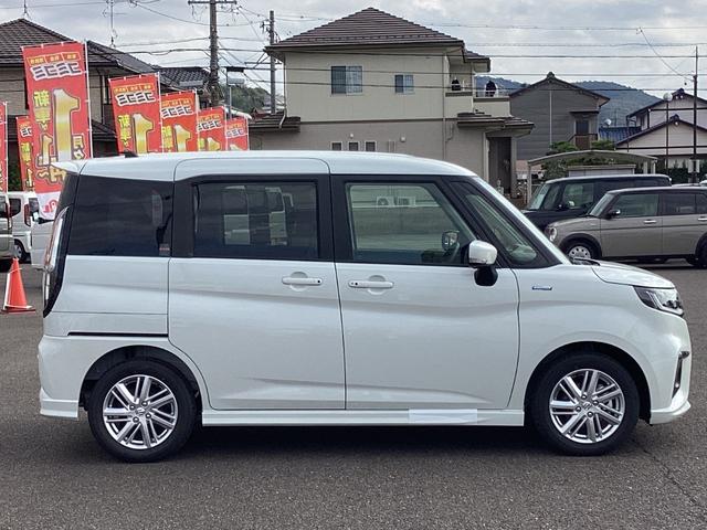 ソリオ ハイブリッドＭＺ　登録済未使用車　衝突軽減ブレーキ　両側電動スライドドア　オートライト　ＬＥＤヘッドライト　スマートキー　プッシュスタート　ヘッドアップディスプレイ　クルーズコントロール　シートヒーター　ウォークスルー（18枚目）