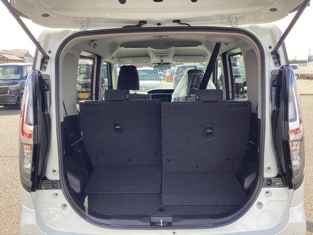 ソリオ ハイブリッドＭＺ　登録済未使用車　衝突軽減ブレーキ　両側電動スライドドア　オートライト　ＬＥＤヘッドライト　スマートキー　プッシュスタート　ヘッドアップディスプレイ　クルーズコントロール　シートヒーター　ウォークスルー（50枚目）