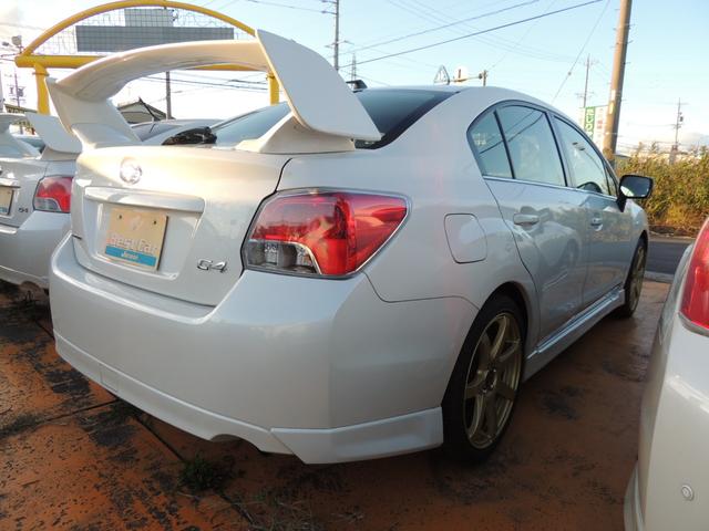 インプレッサＧ４ 　ナビＥＴＣバックカメラ　サイドステップ　４点サイドスプラッシュエアロ　ＷＲＸウィング　１８インチゴールドアルミ　フォグランプ　ロービームＬＥＤ　リアフィルム３面　保証付（5枚目）